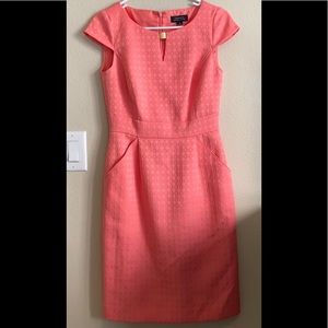 Peach Tahari by Arthur S. Levine dress size 2